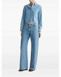 DL1961 - Sienna Drawstring-Waist Wide-Leg Jeans - Lyst