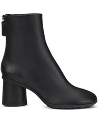 Agl Attilio Giusti Leombruni - 60Mm Curvy Cylindrical-Heel Leather Boots - Lyst