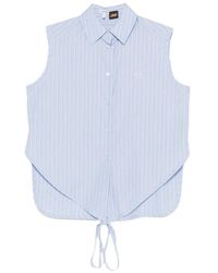 Loewe - X Paula's Ibiza Striped Sleeveless Shirt - Lyst