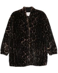 Apparis - Abrigo Jane Con Estampado De Leopardo - Lyst