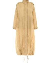 Alberta Ferretti - Drawstring-Detail Coat - Lyst