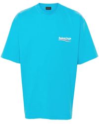 Balenciaga - T-Shirt À Logo Political Campaign Imprimé - Lyst