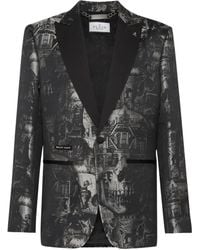 Philipp Plein - Lord Fit Skull Blazer - Lyst
