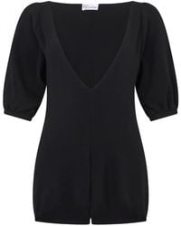 RED Valentino - Puff Sleeve Jumpsuit - Lyst