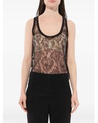 Givenchy - Floral Lace Vest Top - Lyst