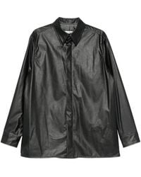 MM6 by Maison Margiela - Logo-Embossed Shirt - Lyst