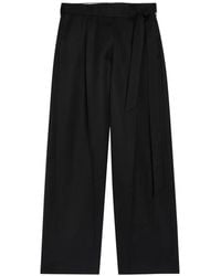 Simone Rocha - Belted Pleated Trousers - Lyst