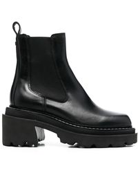 Sandro - Eckige Stiefel 80Mm - Lyst
