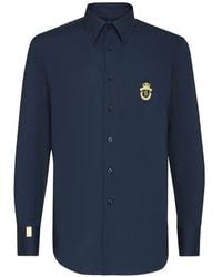 Billionaire - Chemise À Logo Brodé Sur La Poitrine - Lyst