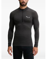 Salewa - Zebru Zip T-Shirt - Lyst