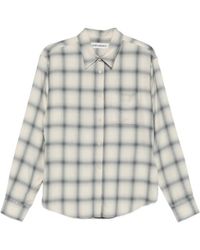 Our Legacy - Forever Plaid-Pattern Shirt - Lyst