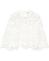 Twinset - Macramé Lace Blouse - Lyst