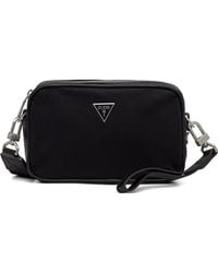 Guess - Milano Logo-Plaque Cross Body Bag - Lyst