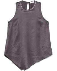 Peserico - Beaded Trim-Detail Top - Lyst