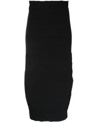 Thom Krom - Padded Zip-Up Midi Skirt - Lyst
