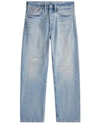 RRL - Jean À Effet Usé - Lyst