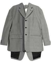 Comme des Garçons - Plaid-Pattern Blazer - Lyst