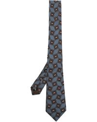 Giorgio Armani - Cravate en soie à imprimé géométrique - Lyst