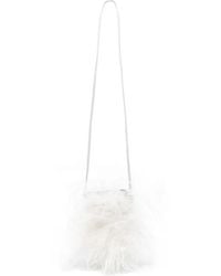 Yves Salomon - Feather-Detail Cross Body Bag - Lyst