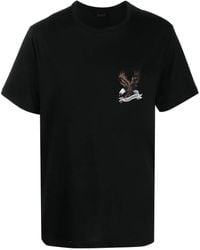 Billionaire - Crest-Logo Crew-Neck T-Shirt - Lyst