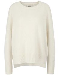 Lisa Yang - Mila Crew-Neck Drop-Shoulder Sweater - Lyst