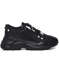 Versace Jeans Couture - Leather Sock Sneakers - Lyst