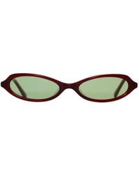 Brøgger - Oval-Frame Sunglasses - Lyst