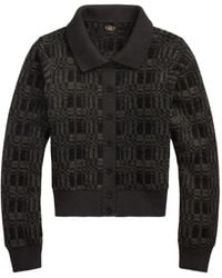 RRL - Patterned Button-Up Cardigan - Lyst