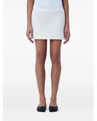 Rier - Textured Wool Mini Skirt - Lyst