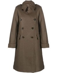 Fortela - Double-Breasted Coat - Lyst