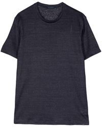 Paul & Shark - Crew-Neck Linen T-Shirt - Lyst