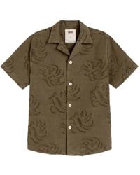 Oas - Chemise Cuba En Fil Coupé À Motif Végétal - Lyst