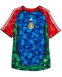 adidas - X Bape Teamgeist Camouflage-Print T-Shirt - Lyst
