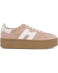 Hogan - H681 Platform Suede Sneakers - Lyst