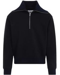 Jil Sander - Zip Collar Sweater - Lyst