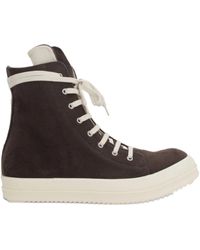 Rick Owens - Zip-Fastening High-Top Sneakers - Lyst