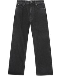 Ganni - Jean À Patch Logo - Lyst
