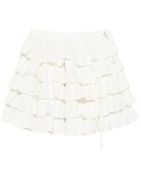 GIMAGUAS - Ulla Ruffled Tiered Mini Skirt - Lyst