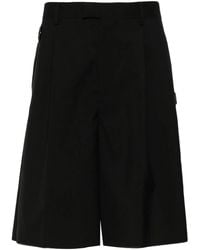 Undercover - Bermudas de talle medio anchas - Lyst