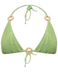 Bondeye - Ring Ingrid Triangle Bikini Top - Lyst