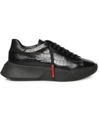 Giuliano Galiano - Nemesis 2 Crocodile-Effect Sneakers - Lyst