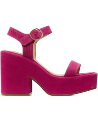 Gabriela Hearst - 110Mm Iman Platform Sandals - Lyst