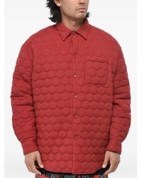 Off-White c/o Virgil Abloh - Gesteppte Jacke Mit Logo-Patch - Lyst
