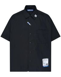 Maison Mihara Yasuhiro - Cotton Oxford Short Sleeve Shirt - Lyst