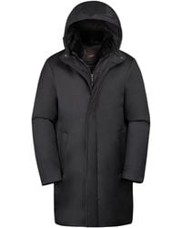 Moorer - Vannes-Ads Hooded Zip Jacket - Lyst