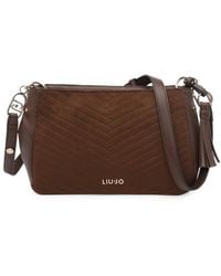 Liu Jo - Chevron-Quilted Tassel Shoulder Bag - Lyst