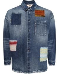Marni - Cotton-Denim Shirt - Lyst