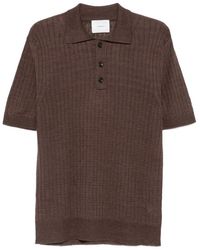 Fumagalli - Ribbed-Knit Polo Shirt - Lyst