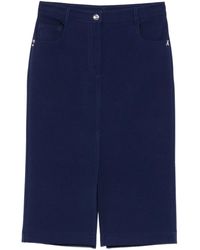 Patrizia Pepe - Five-Pocket Midi Skirt - Lyst
