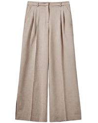 THE GARMENT - Pisano Pleated Wide-Leg Trousers - Lyst